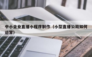 永安中小企业直播小程序制作（小型直播公司如何运营）