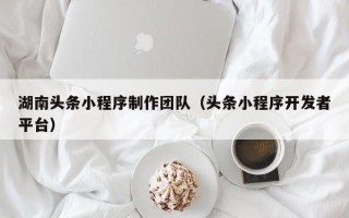 永安湖南头条小程序制作团队（头条小程序开发者平台）